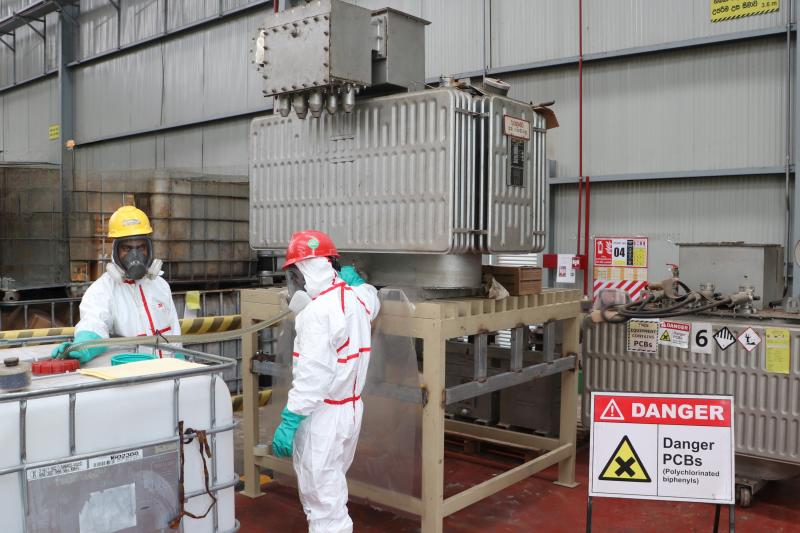 The Sri Lankan Government, INSEE and the United Nations Collaborate in Historic Effort to Safely Dispose of PCB-Contaminated Transformer Oil 