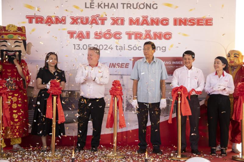 INSEE VIETNAM OFFICIALLY LAUNCH NEW CEMENT DISPATCH TERMINAL IN SOC TRANG