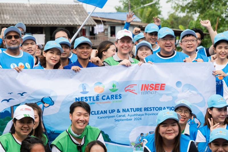 INSEE Ecocycle and Nestl? Join Forces for a Greener Future at Khlong Khanom Jeen in Phra Nakhon Si Ayutthaya