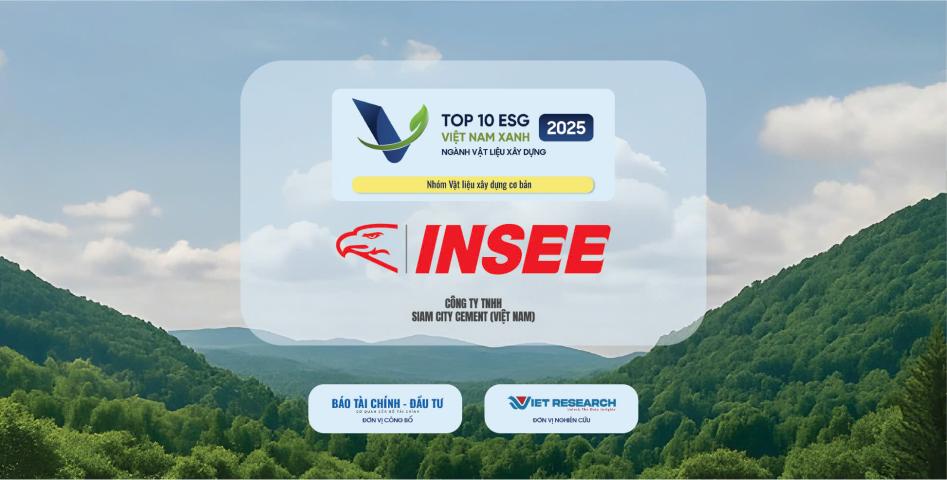 INSEE VIETNAM: A SUSTAINABLE DEVELOPMENT JOURNEY TOWARDS ESG GOALS