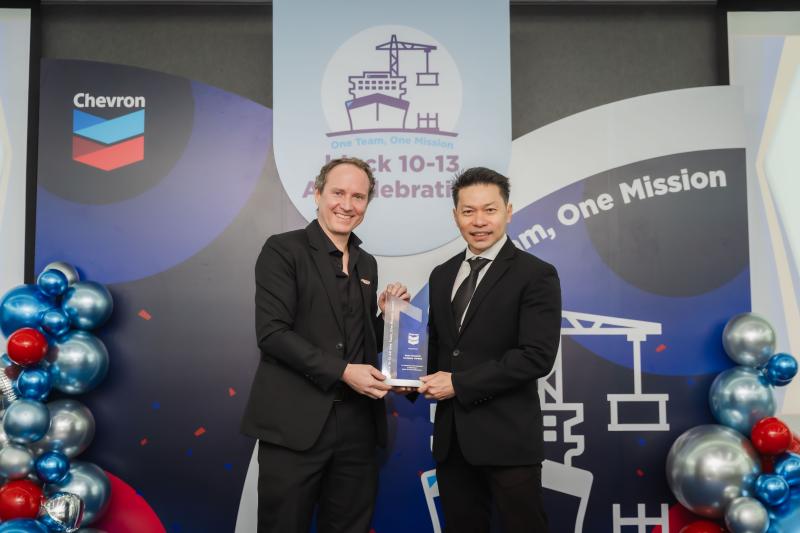 อินทรี อีโคไซเคิลได้รับรางวัล Business Partner จากเชฟรอน ประเทศไทย