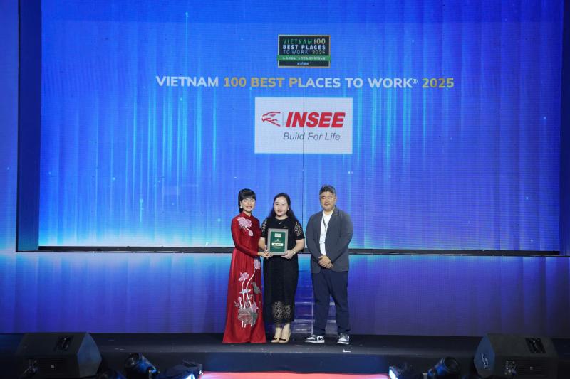 INSEE VIETNAM PROUDLY CELEBRATES A 6-YEAR JOURNEY OF BEING HONORED AMONG THE “TOP 100 BEST PLACES TO WORK IN VIETNAM.”